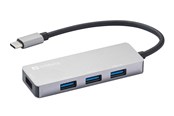 USB hub - Sandberg 4-Port USB-C Hub USB hub - 4 ports - Grå - 336-32