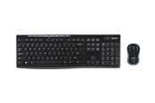 Tastatur - Logitech MK270 Wireless Combo - keyboard and mouse set - US International / Dutch (Qwerty) - Tastatur & Mus sæt - Universal - Sort - 920-004509
