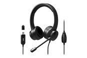 Hovedtelefoner/headset - PORT Designs Comfort Office USB - 901605