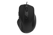 Mus - Deltaco OFFICE Wired Silent Office Mouse - Mus - Optisk - 6 knapper - Sort - MS-801