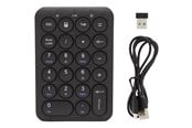 Tastatur - Deltaco Wireless Numbered Keypad Black - Numpad - Sort - TB-125