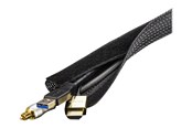 Kabel Organisering - Deltaco Nylon Cable Sorting Stocking 3 m Black - LDR16