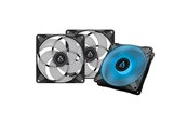 Kabinet Køler - Arctic P14 PWM PST RGB - 3-pack + Controller - Kabinet køler - 140mm - Sort med RGB LED lys - 23 dBA - ACFAN00255A
