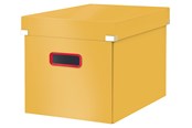 Arkivering & Opbevaring - Leitz Cosy Click & Store Cube stor opbevaringsboks Varm gul - 53470019