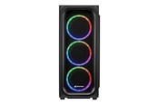 Kabinet - Sharkoon TK5M RGB - ATX case - Kabinet - Tower - Sort - 4044951036479
