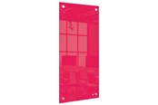Konference & Præsentation - Nobo  lille glas whiteboard panel 300x600mm Rød - 1915605