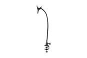 Foto & Videotilbehør - Walimex Gooseneck w/ Clamp Holder and Studio Clip - flexible arm - 16783