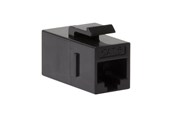 Netværkstilbehør - LogiLink NK4012 Cat.6 Keystone Inline Coupler UTP 14.5 mm width black (1-Pack) - NK4012