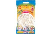 Kreativt Legetøj - Hama Beads - Pearl White 1000 pcs - 207-64