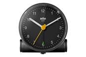 Boligindretning - Braun BC01 - alarm clock - round - quartz - desktop - black - 67003