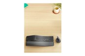 Tastatur - Logitech ERGO K860 - keyboard - AZERTY - French - graphite - Tastatur - Fransk - Sort - 920-010104