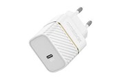 Mobil - Adaptere & Opladere - OtterBox EU Wall Charger 30W GaN - 1X USB-C 30W USB-PD White - 78-80484