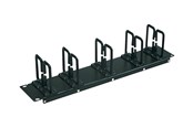 Rack skabe - Tripp Lite Rack Enclosure Cabinet Horizontal Cable Ring Flexible 2URM - rack cable management kit - 2U - SRCABLERING2U