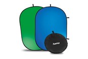 Foto & Videotilbehør - Hama "2in1" Folding Background Green/Blue 150 x 200 cm - 21570