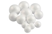 Kreativitet & Hobbyartikler - Creativ Company Polystyrene Balls White 12pcs. - 54305
