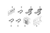 Systemtilbehør (kølepasta mv.) - Lenovo - server 8-port SATA/SAS backplane - 4XF7A81461