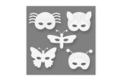 Skilte & kort - Creativ Company Insect masks Cardboard 16st. - 95215