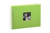 Fotoalbum & -arkivering - Hama "Fine Art" Spiral Album 24 x 17 cm 50 White Pages kiwi - 2114