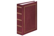 Fotoalbum & -arkivering - Hama "London" Slip-in Album for 200 Photos w. a Size of 9x13 cm Bordeaux - 7169