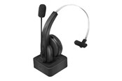 Hovedtelefoner/headset - LogiLink Bluetooth mono headset with charging stand microphone - BT0059