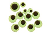 Kreativitet & Hobbyartikler - Creativ Company Wiggle Eyes Glow in the Dark Self Adhesive 30pcs. - 501020