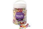 Kreativitet & Hobbyartikler - Creativ Company Heart Beads in Jar 700ml - 69702