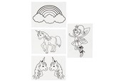 Kreativitet & Hobbyartikler - Creativ Company Shrink film with Motifs Unicorn - 790711