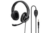 Hovedtelefoner/headset - Hama "HS-P350" PC Office Headset Stereo black - 139926