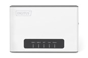 Netværksudstyr & Forlænger til trådløs - DIGITUS DN-13024 2 Port USB 2.0 Wireless Multi-Functional Network Server 300 Mbps - DN-13024