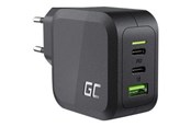 Mobil - Adaptere & Opladere - Green Cell power adapter - PowerGaN - USB 2 x USB-C - 65 Watt - CHARGC08