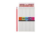 Skrive- og Tegneværktøjer - Creativ Company Triangular Jumbo colored pencils - Pink 12pcs. - 38173