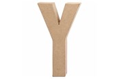 Kreativitet & Hobbyartikler - Creativ Company Letter Papier-mache - Y - 26624