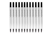 Skrive- og Tegneværktøjer - Parker PARKER rollerball refill, fin, sort, 12 stk. - 1950277