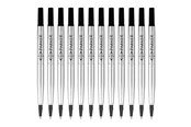 Skrive- og Tegneværktøjer - Parker PARKER rollerball refill, medium, sort, 12 stk. - 1950278