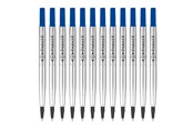 Skrive- og Tegneværktøjer - Parker PARKER rollerball refill, medium, blå, 12 stk. - 1950311