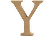 Kreativitet & Hobbyartikler - Creativ Company Letter Y MDF 8cm 1pc. - 56384