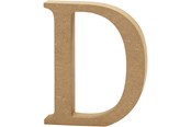 Kreativitet & Hobbyartikler - Creativ Company Letter D MDF 8cm 1pc. - 56363