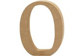 Kreativitet & Hobbyartikler - Creativ Company Number 0 MDF 8cm 1pc. - 56391