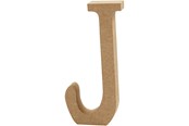 Kreativitet & Hobbyartikler - Creativ Company Letter J MDF 8cm 1pc. - 56369