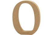 Kreativitet & Hobbyartikler - Creativ Company Letter O MDF 13cm 1pc. - 56324