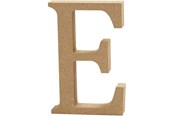 Kreativitet & Hobbyartikler - Creativ Company Letter E MDF 13cm 1pc. - 56314