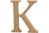 Kreativitet & Hobbyartikler - Creativ Company Letter K MDF 13cm 1pc. - 56320