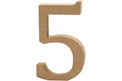 Kreativitet & Hobbyartikler - Creativ Company Number 5 MDF 13cm 1pc. - 56343