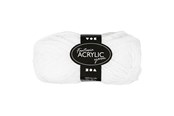 Garn & Tilbehør - Creativ Company Acrylic yarn White 50gr 80m - 421710