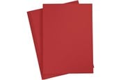 Papir, Fotopapir og Etiketter - Creativ Company Paper Red A4 80gr 20pcs. - 218013