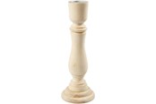 Kreativitet & Hobbyartikler - Creativ Company Candlestick Wood 16.5cm - 57604