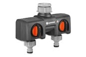 Havevanding - Gardena 2-vejs vandfordeler (1/2", 5/8", 3/4", 1") - 8193-24