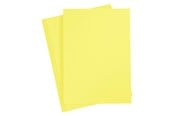Papir, Fotopapir og Etiketter - Creativ Company Colored Cardboard Canary Yellow A4 20 sheets - 21111