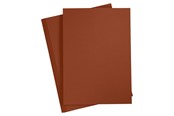 Papir, Fotopapir og Etiketter - Creativ Company Colored Cardboard Coffee Brown A4 20 Sheets - 21125