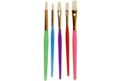 Kreativt Legetøj - Creativ Company Kids Paint Brushes - 5 Pcs. - 10344